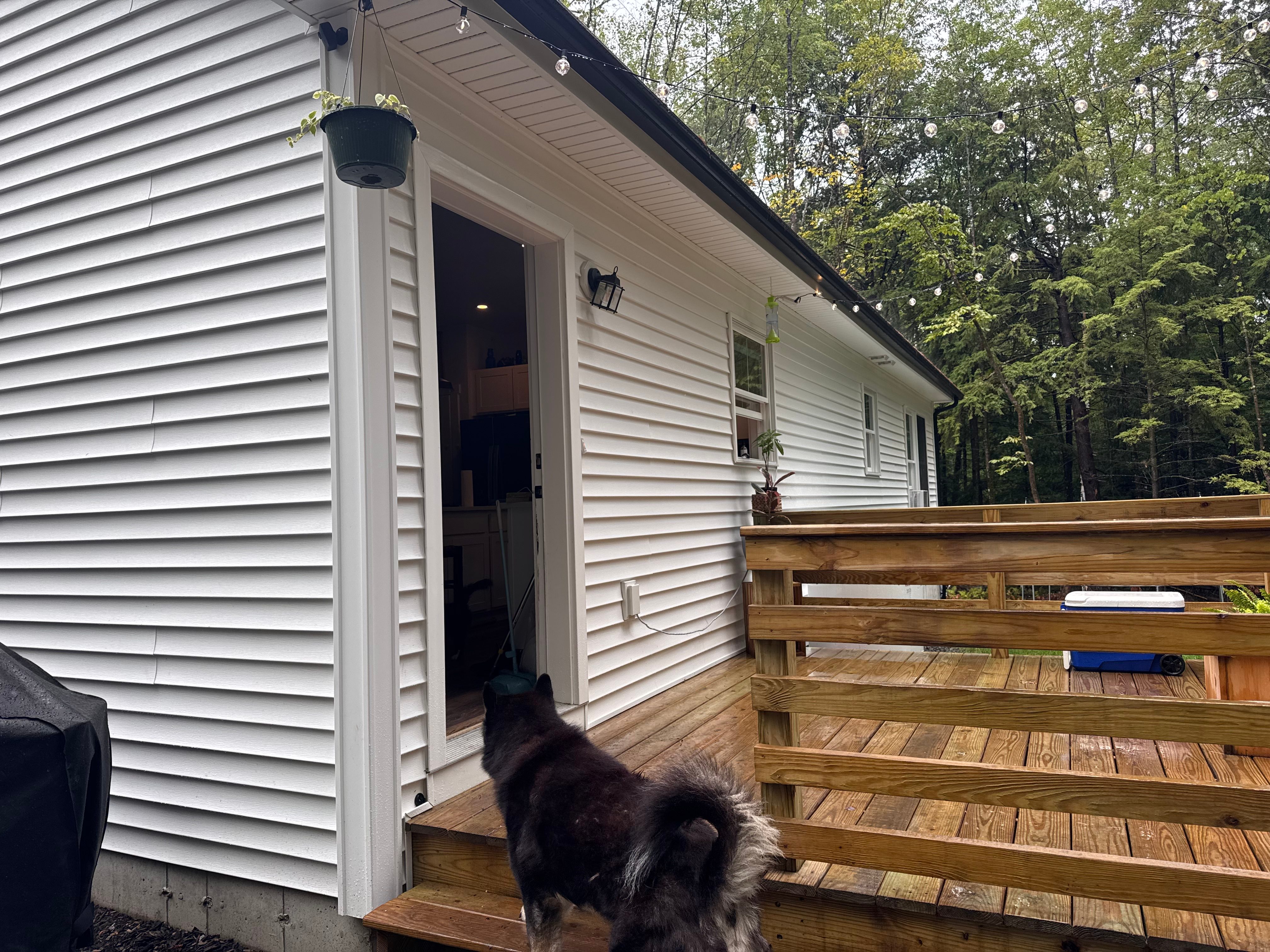 Coffee on the deck