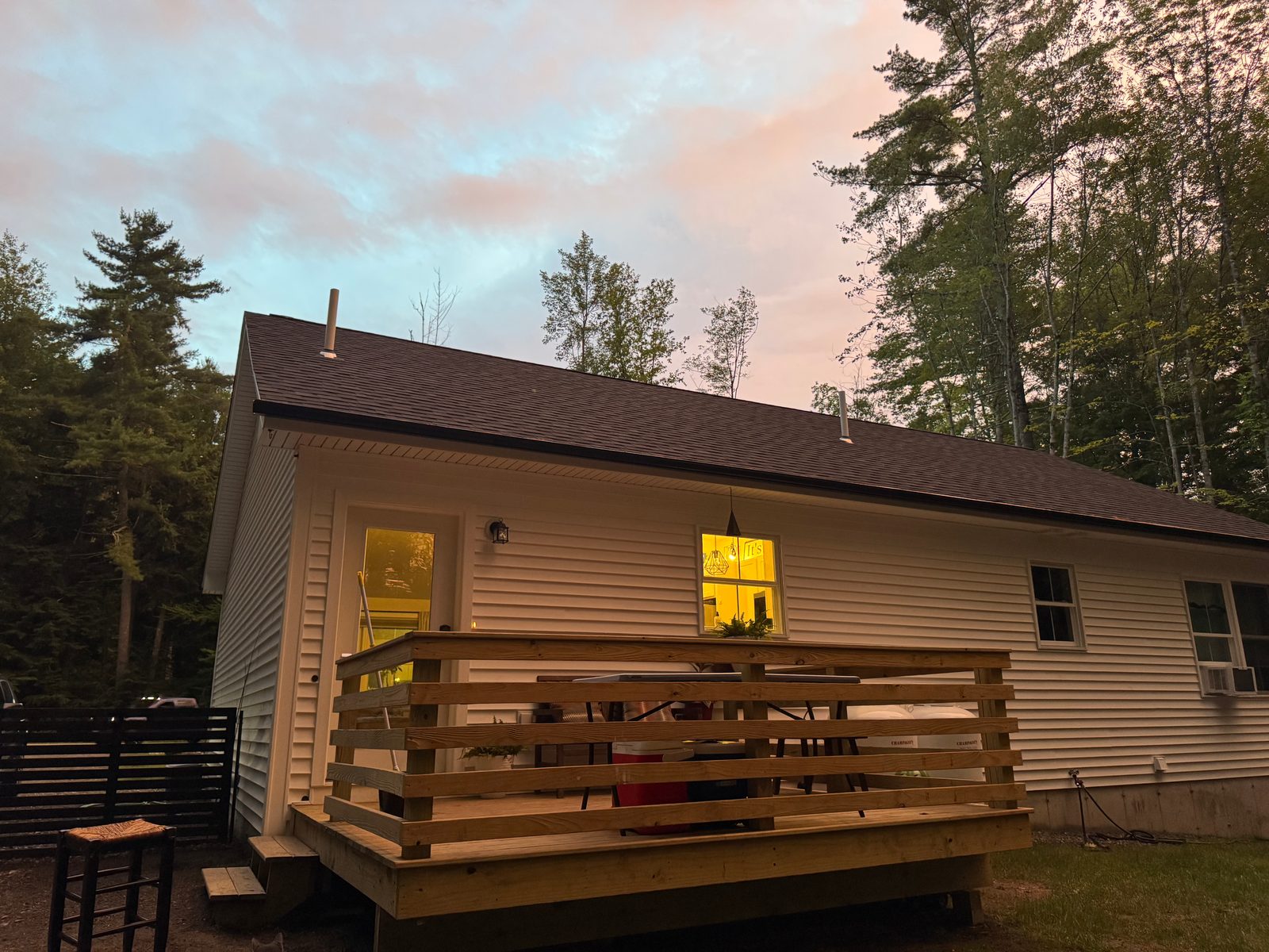 Evenings on the deck